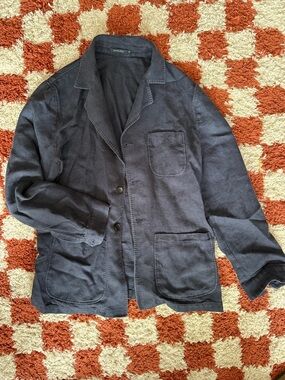 Suitsupply linen silk cotton chore jacket